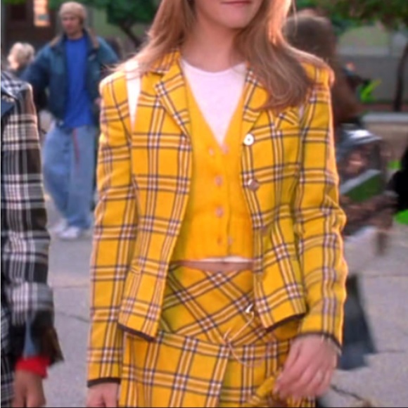 Yellow plaid bundle like in the movie Clueless - Picture 2 of 10